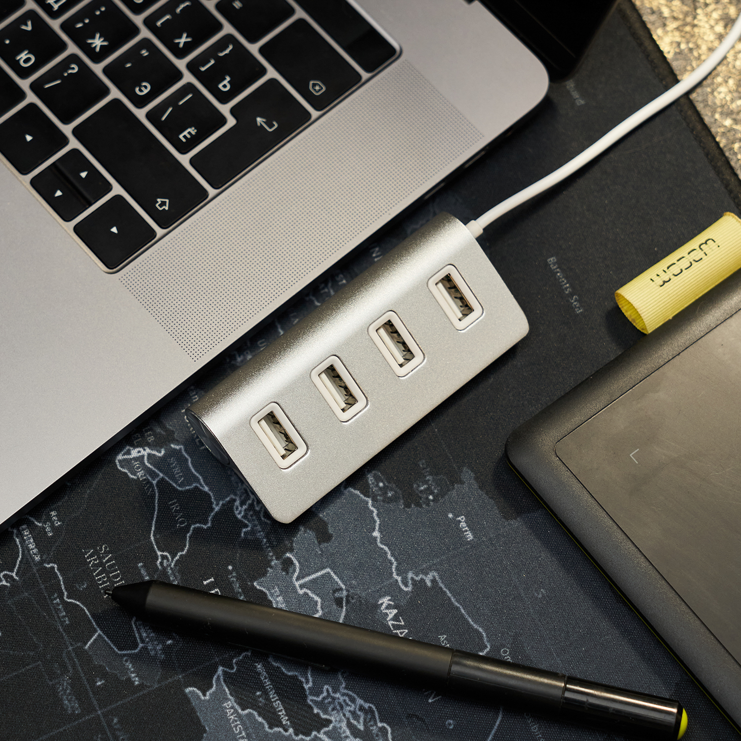 Разветвитель REXANT USB 2.0 на 4 порта серебристый - фото 6