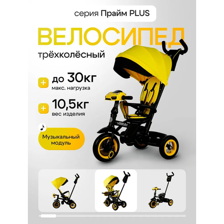 Трехколесный велосипед Velobibi 10 дюймов