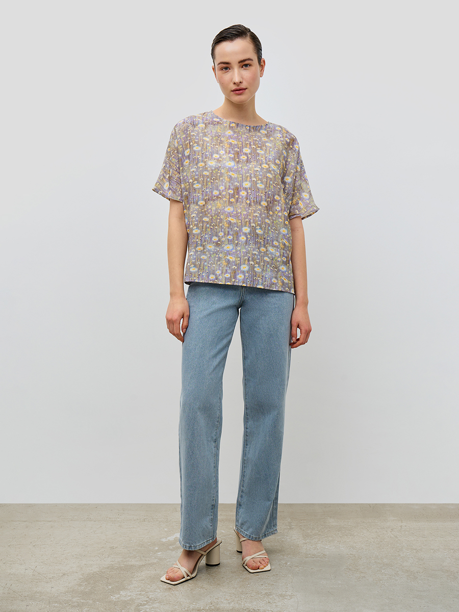 Блузка Baon B1923023/MULTICOLOR PRINTED - фото 3
