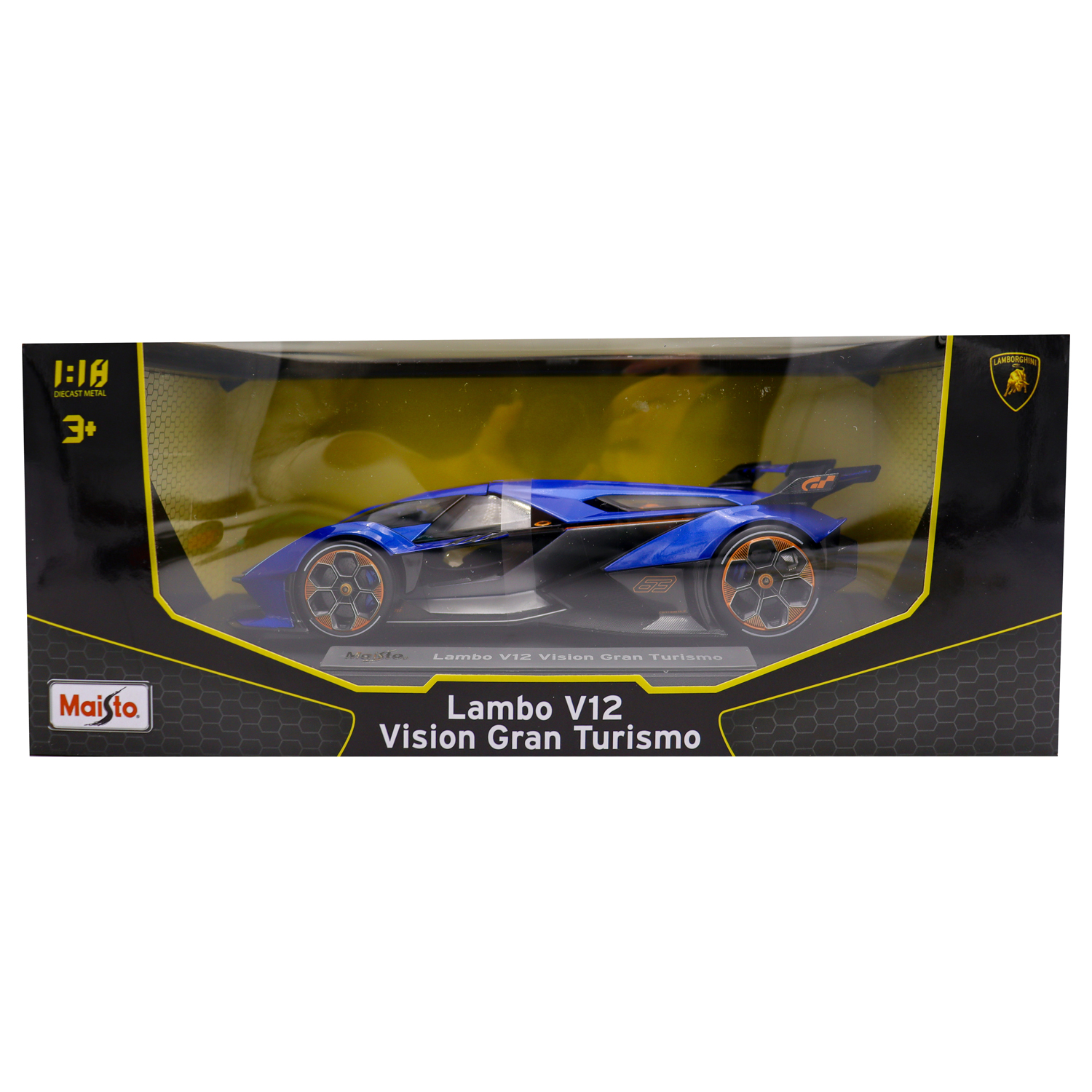 Автомобиль MAISTO Lamborghini V12 Vision Gran Turismo 36454BU - фото 4