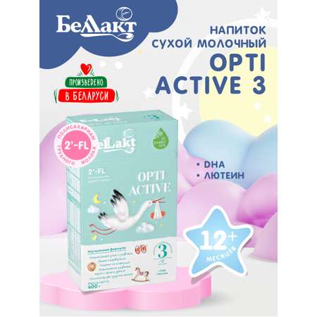 Напиток сухой молочный Беллакт «Оpti Аctive 3» от 1 года 400г