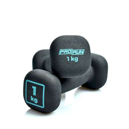 Гантели неопреновые ProRun, 2 шт х 1 кг