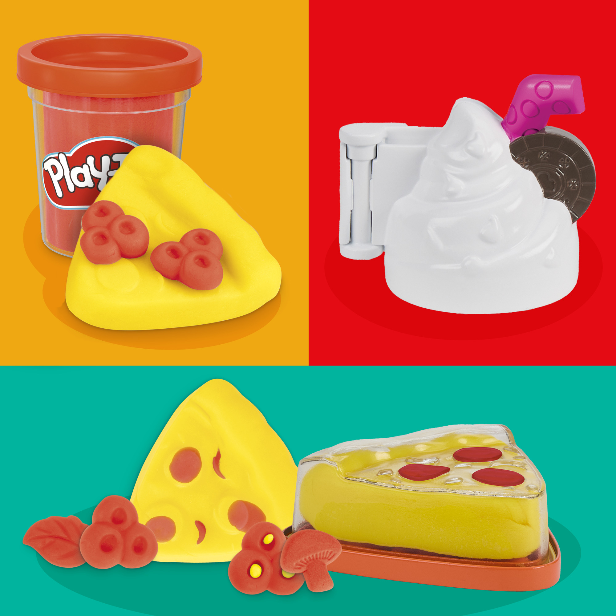 Масса для лепки Hasbro Play Doh Пицца и коктейль - фото 4