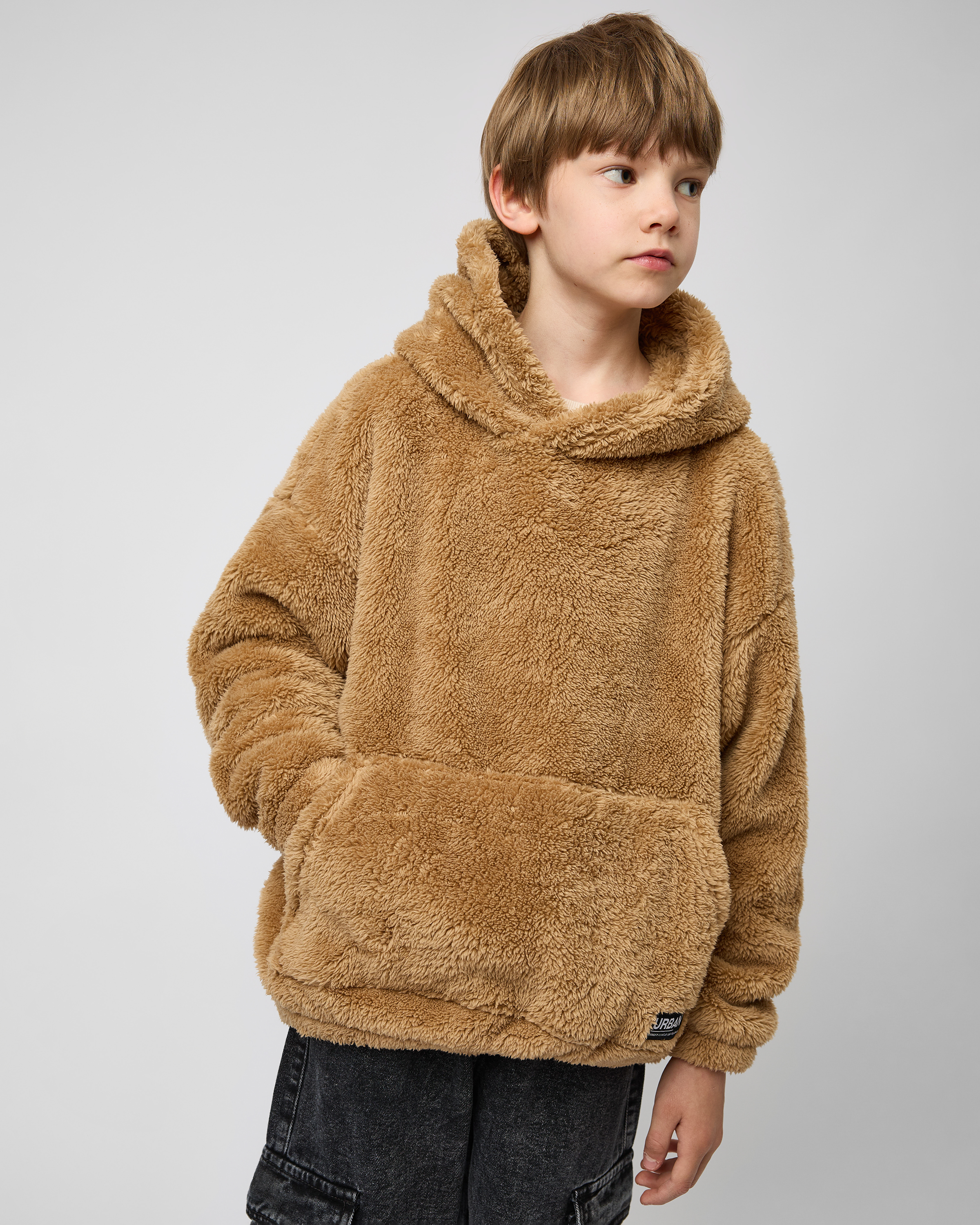 Меховое худи Futurino W25FU1-BF11tb-L2 - фото 1