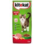 Корм для взрослых кошек KiteKat 5кг Мясной пир