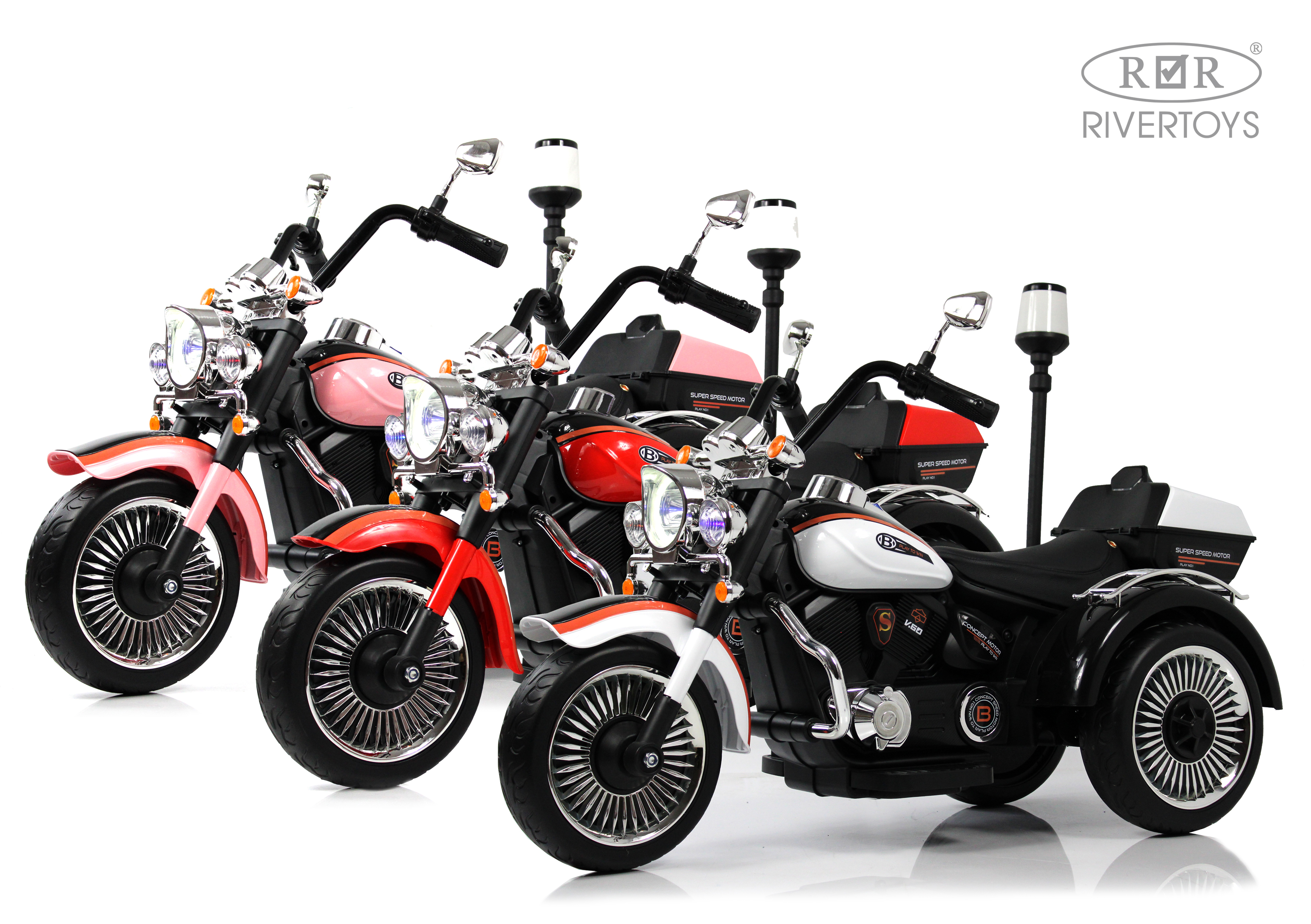 Электромобиль RIVERTOYS K003PX-PINK - фото 20