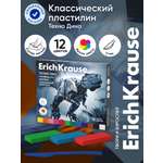 Пластилин ErichKrause Техно Дино 12 цв.