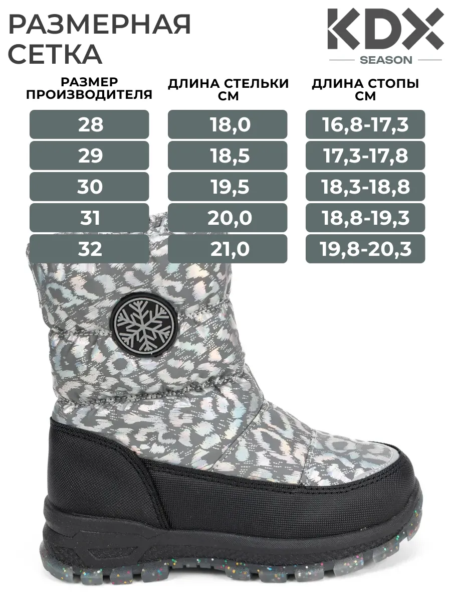 Дутики KDX FM-06 black - фото 4
