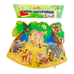 Игрушка Нескучные игры шнуровка В Африке