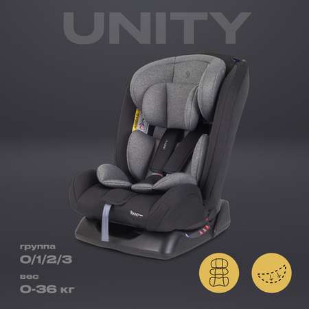 Автокресло Rant Basic Unity 0+/1/2/3 (0-36 кг) серый