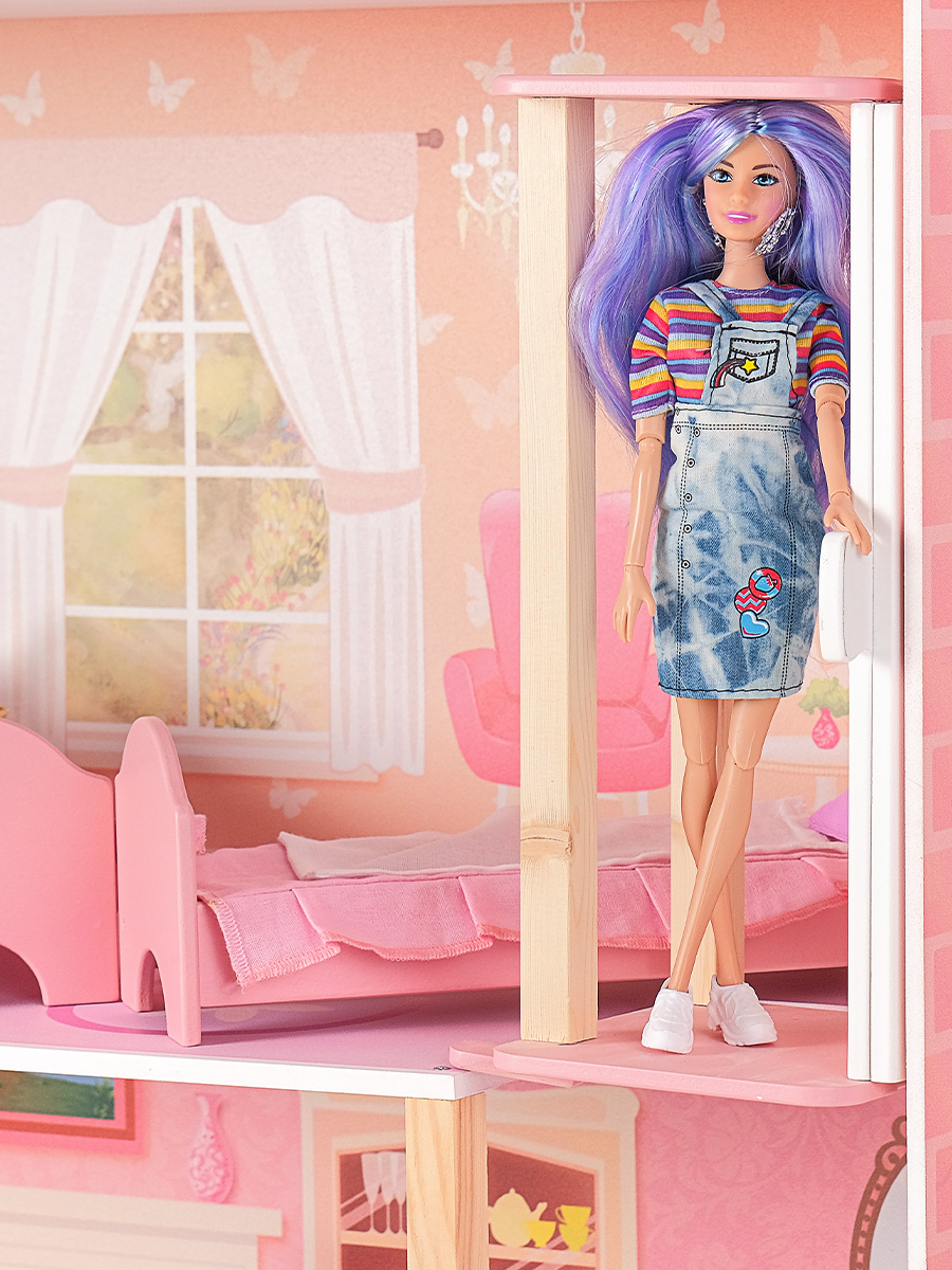 Домик для кукол PAREMO 120 см с мебелью PD316-02 - фото 16