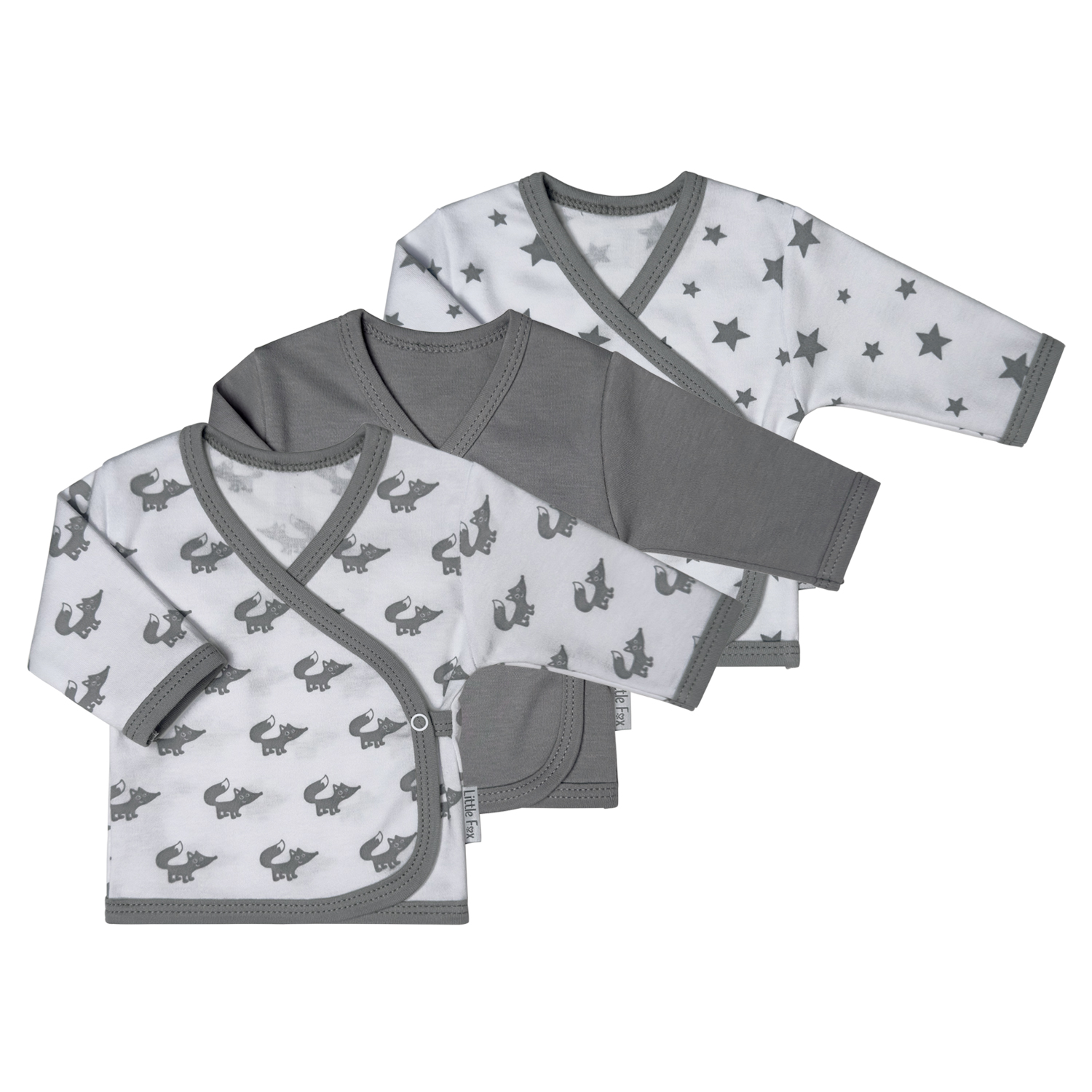 Распашонка 3 шт Little Fox 1LF1BAC02/01 - фото 1