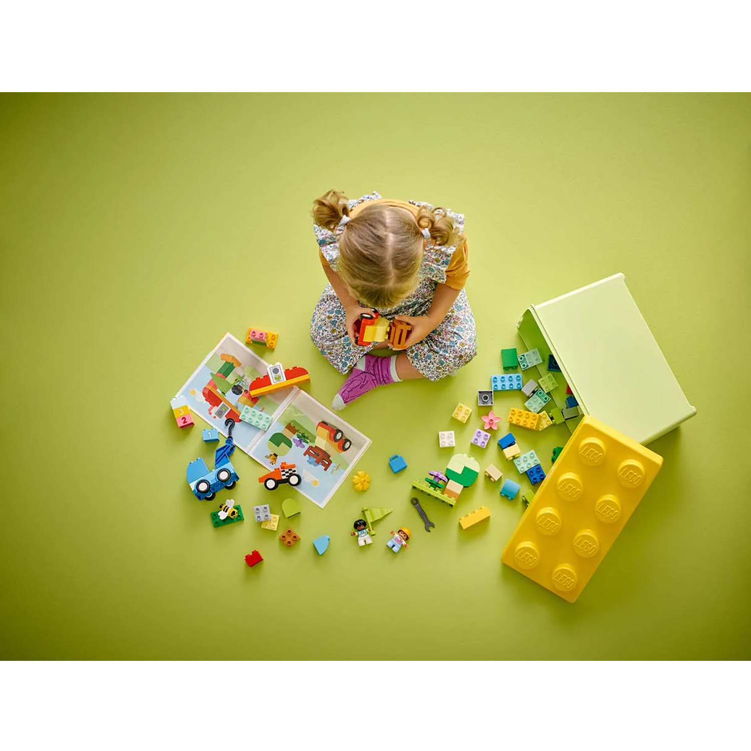 Конструктор LEGO DUPLO Коробка с кубиками 80 дет. - фото 6