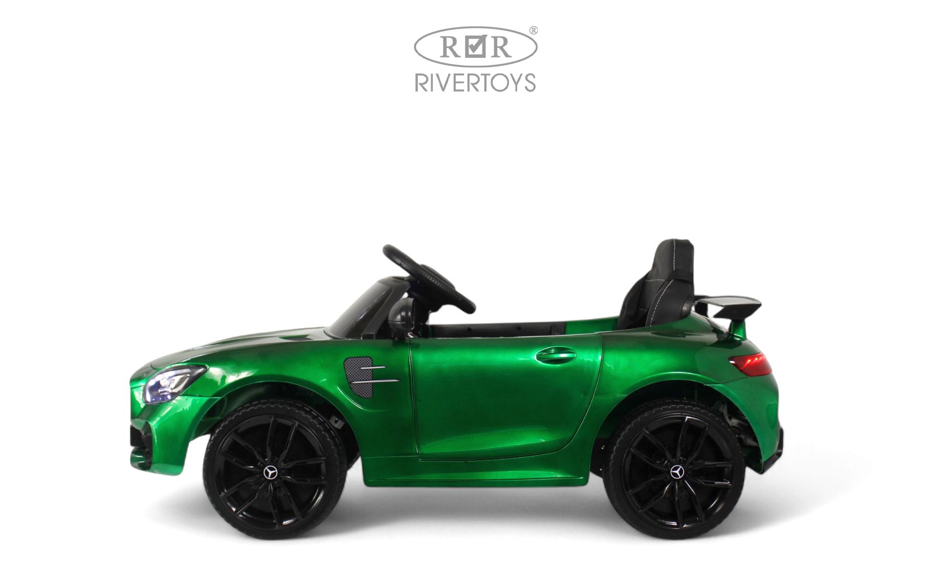 Электромобиль RIVERTOYS Mercedes X777XX-AMG-GREEN-GLANEC С пультом ДУ - фото 11