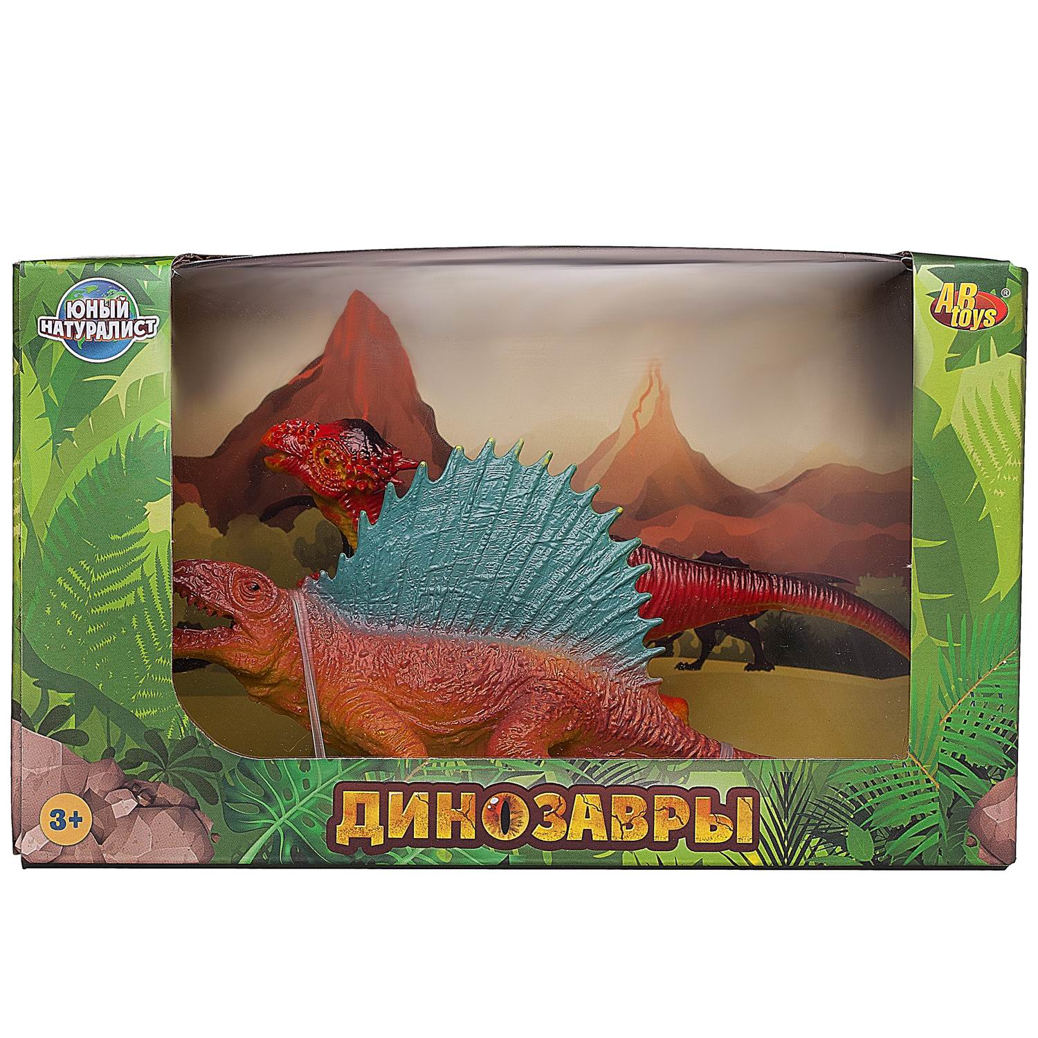 Игровой набор Abtoys Диметродон против Зауролофа - фото 1