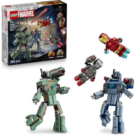 Конструктор LEGO Marvel Super Heroes Iron Man and War Machine 204 дет.