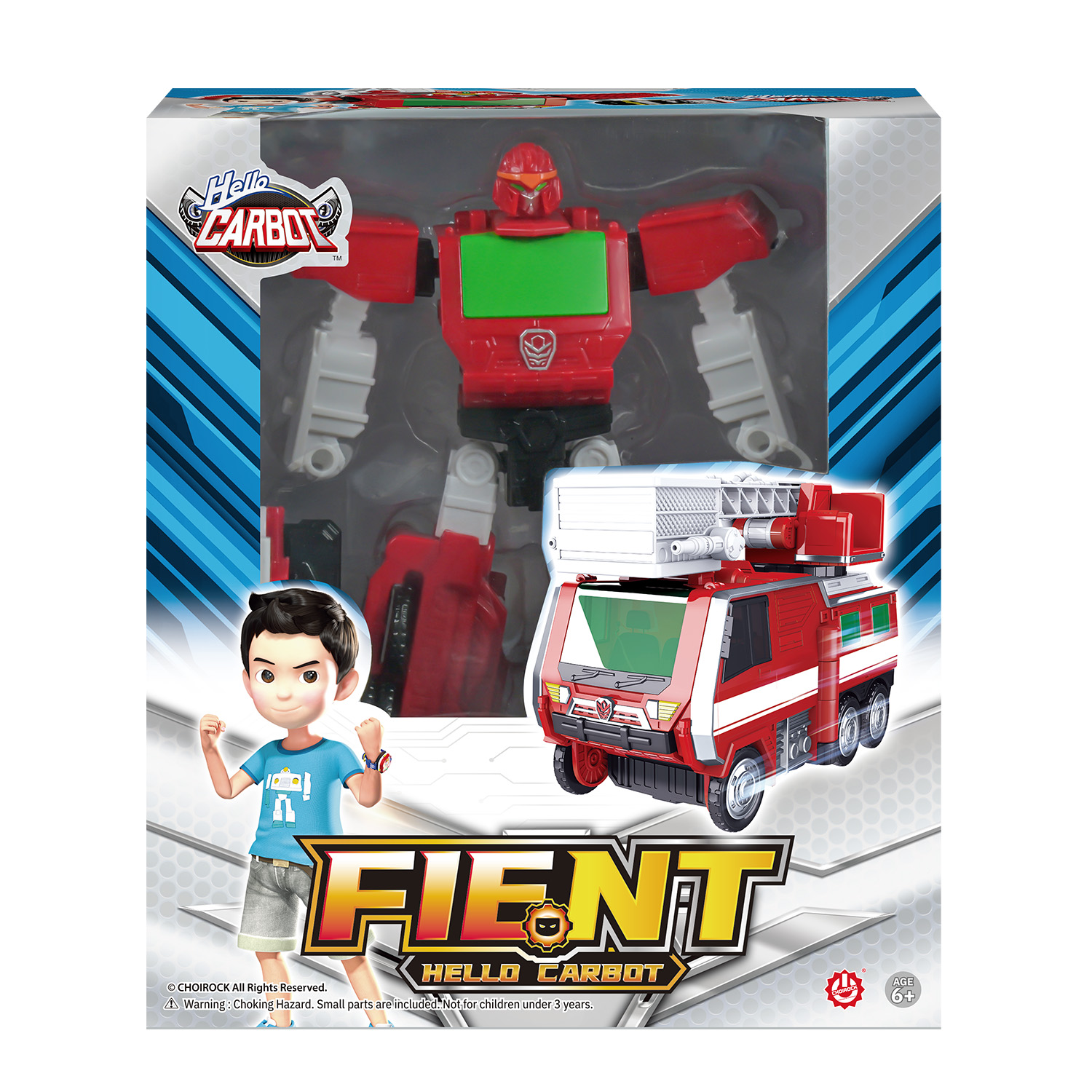 Игровой набор Hello Carbot Трансформер Fient 15 см S7 - фото 1