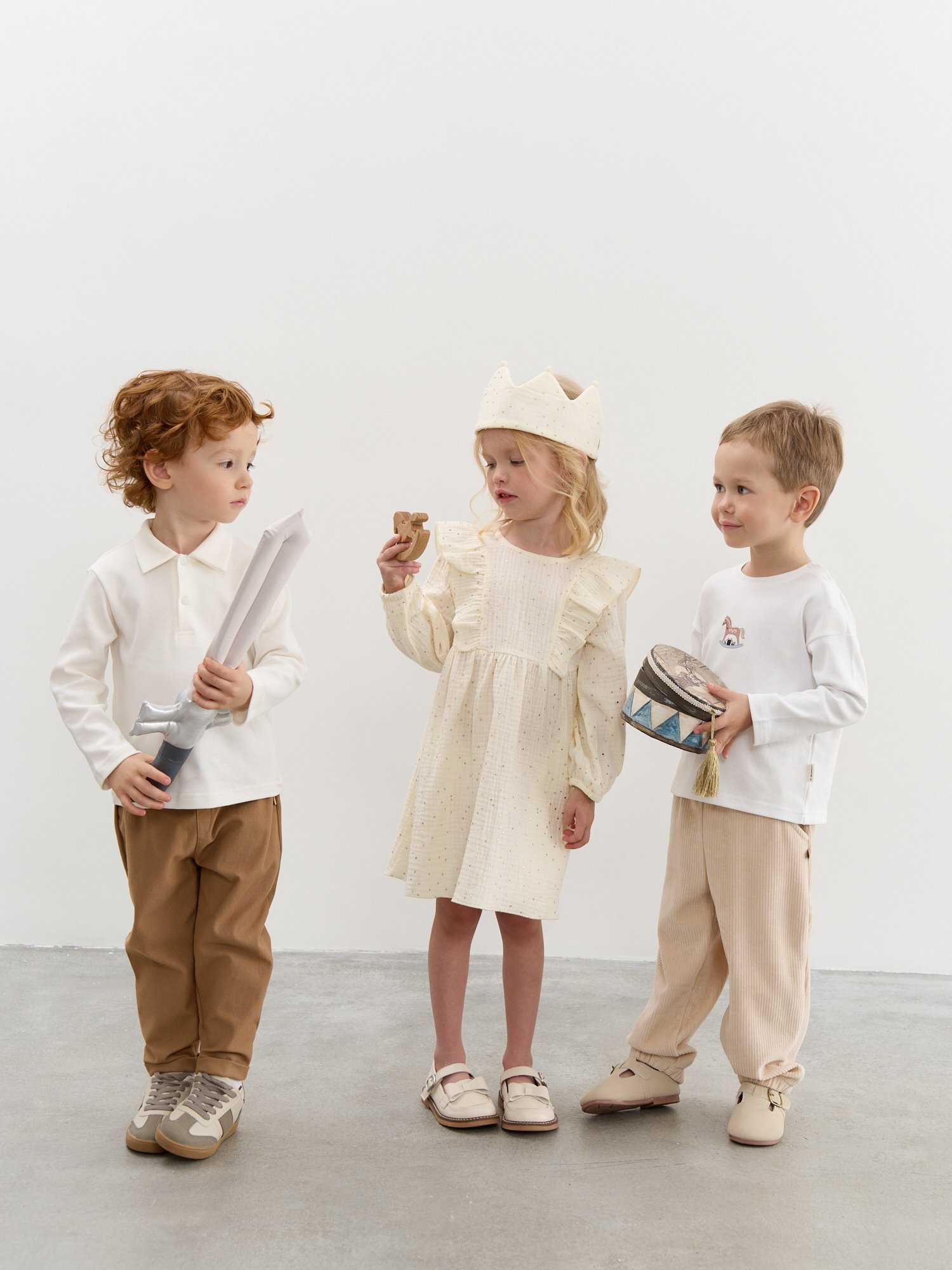 Лонгслив-поло BUNGLY 1R9100/Экрю - фото 2