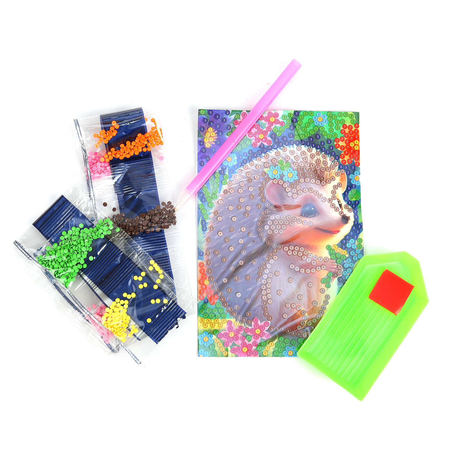 Алмазная мозаика Multiart Ёжик - фото 3