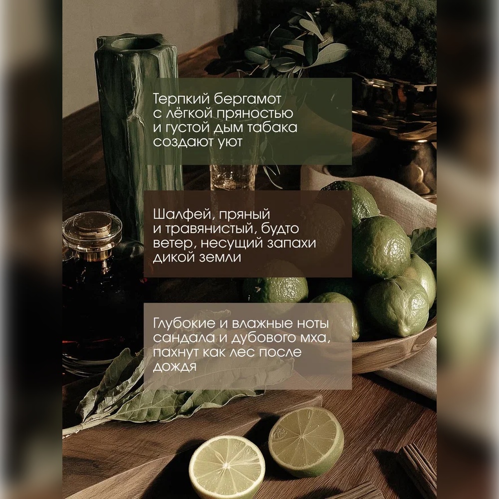 Диффузор и спрей для дома La Fabrique с ароматом табака и бергамота - фото 2