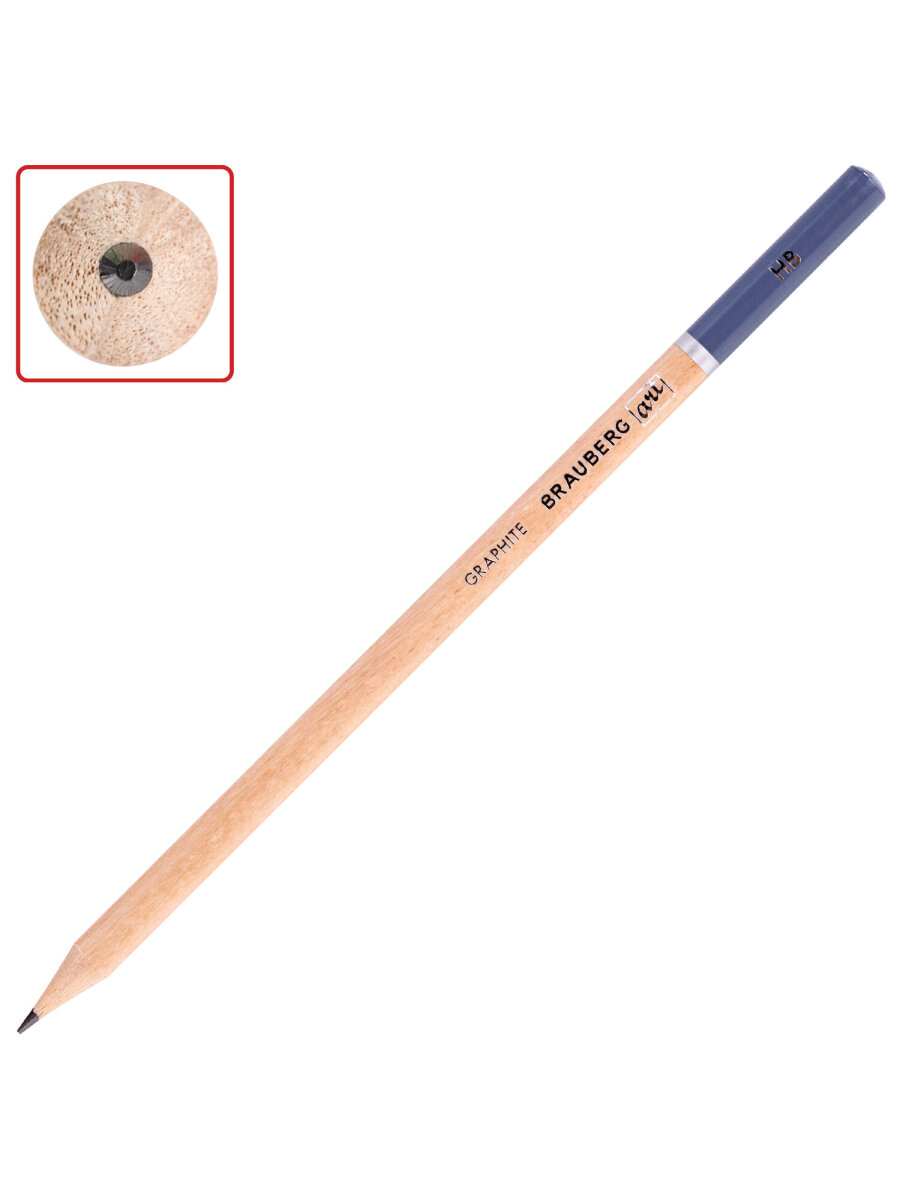 Карандаши чернографитные Brauberg 12 шт. - фото 3