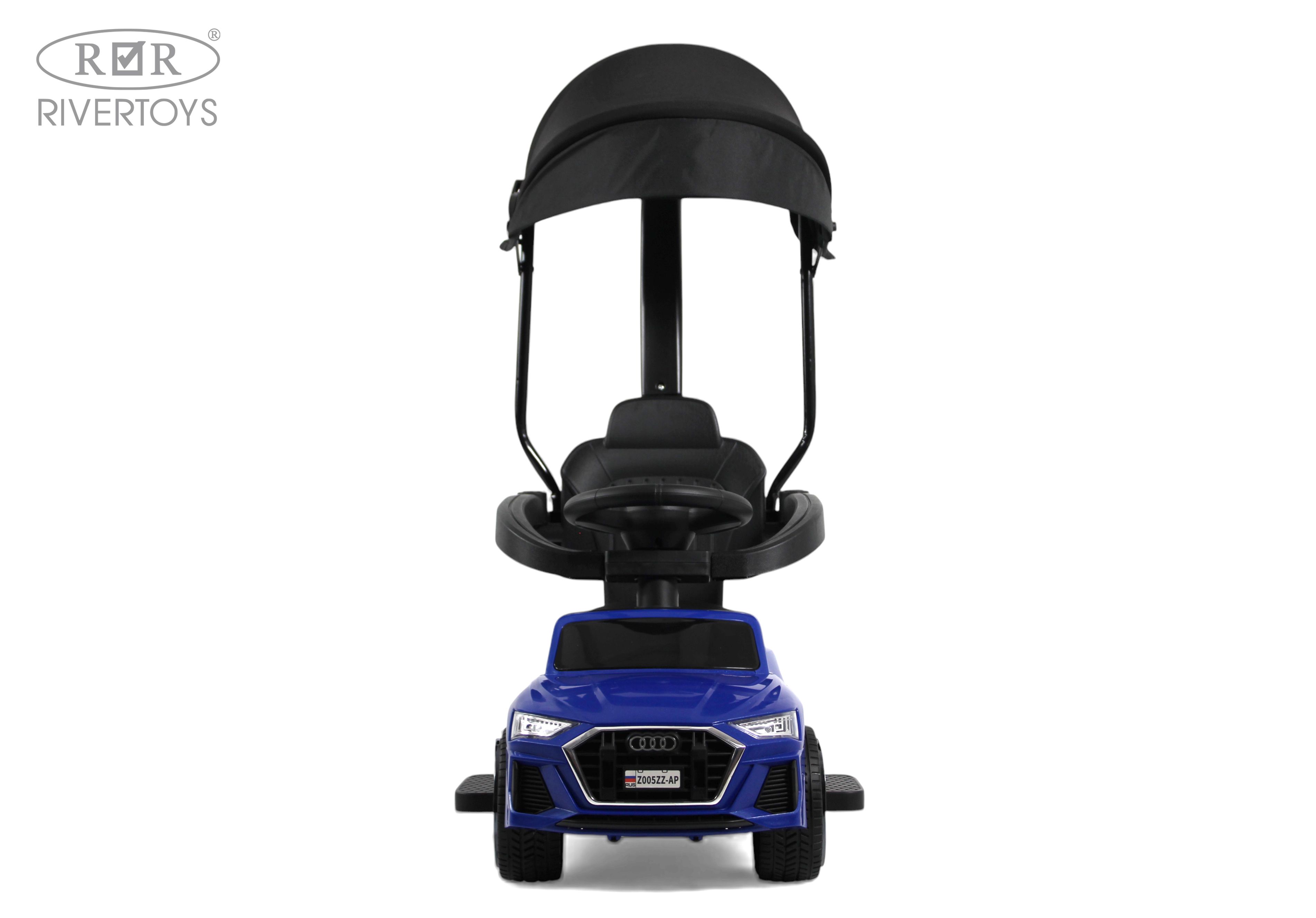 Каталка RIVERTOYS Z005ZZ-AP-BLUE синий - фото 3