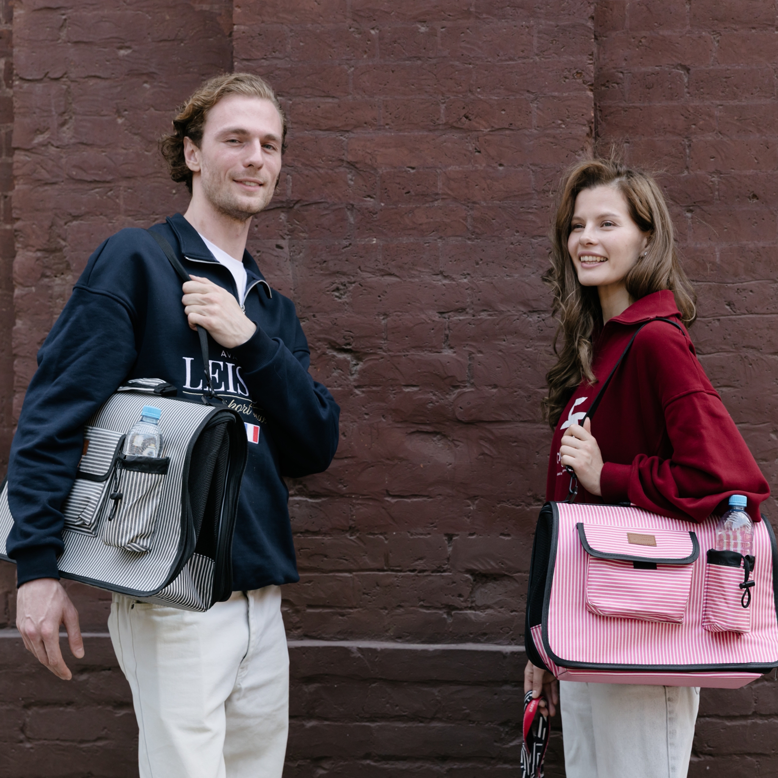 Сумка-переноска для животных Не один дома Holiday black 50*30*24см - фото 5