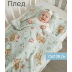 Плед Baby Nice Оленята велсофт 75 x 100 см