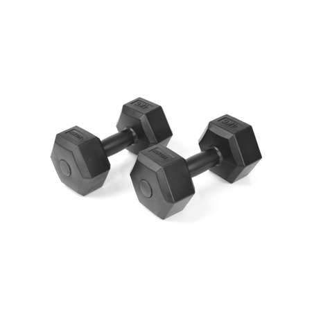 Гантели виниловые IRON GYM, 4 кг х 2 шт, черные