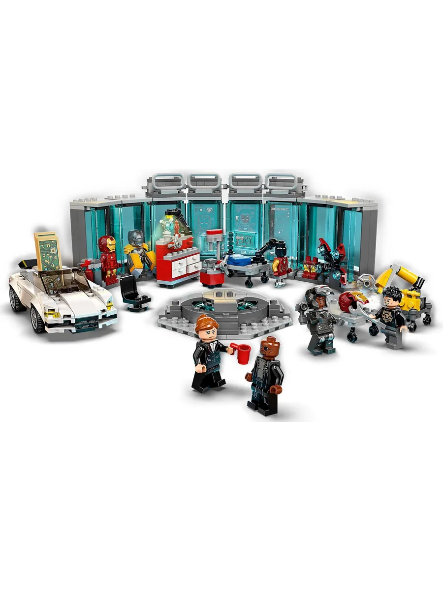Конструктор LEGO Marvel Super Heroes Арсенал Железного человека 496 дет. - фото 3