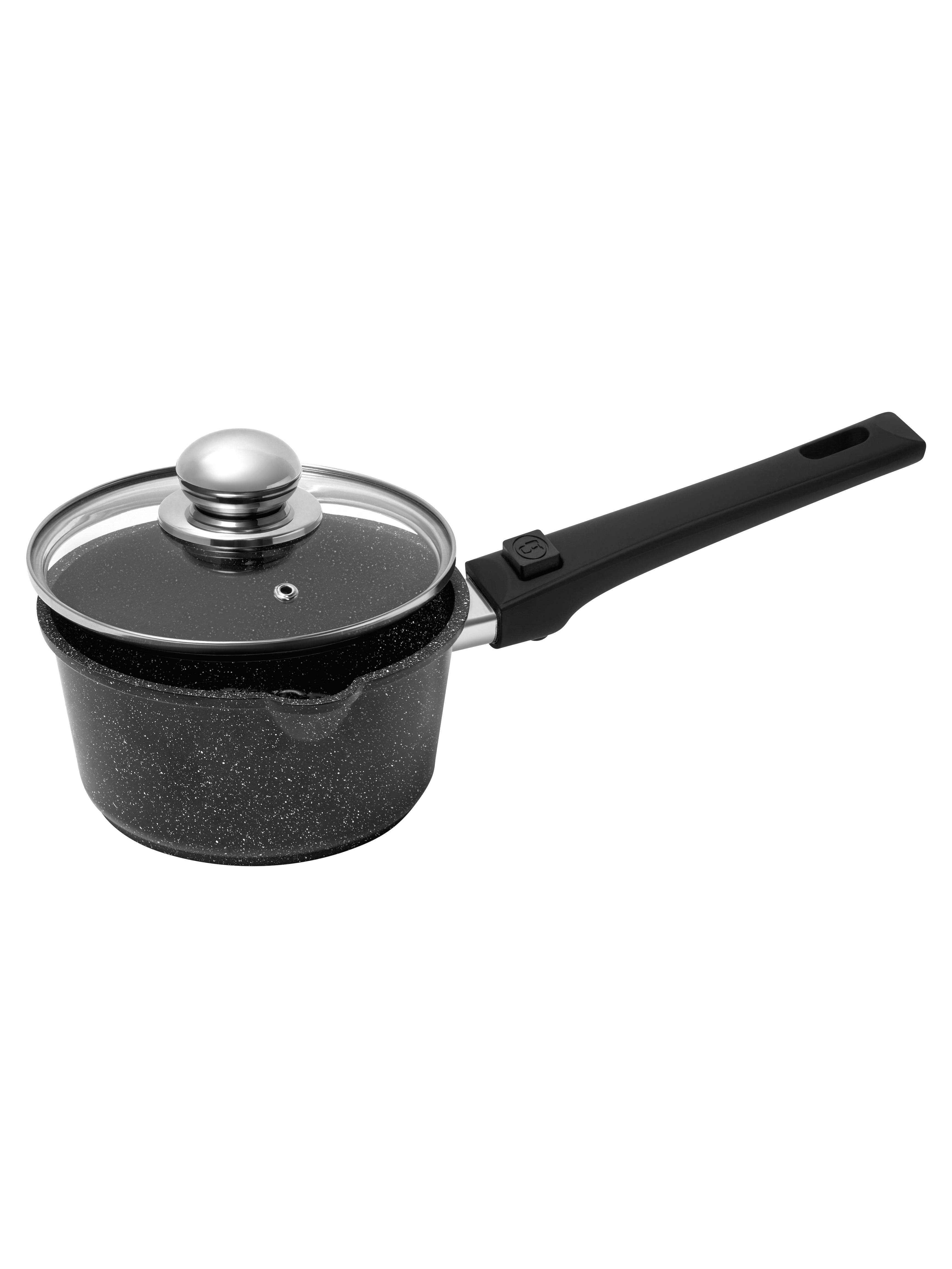 Ковш 1,4 литра Panairo Coolipan black - фото 1