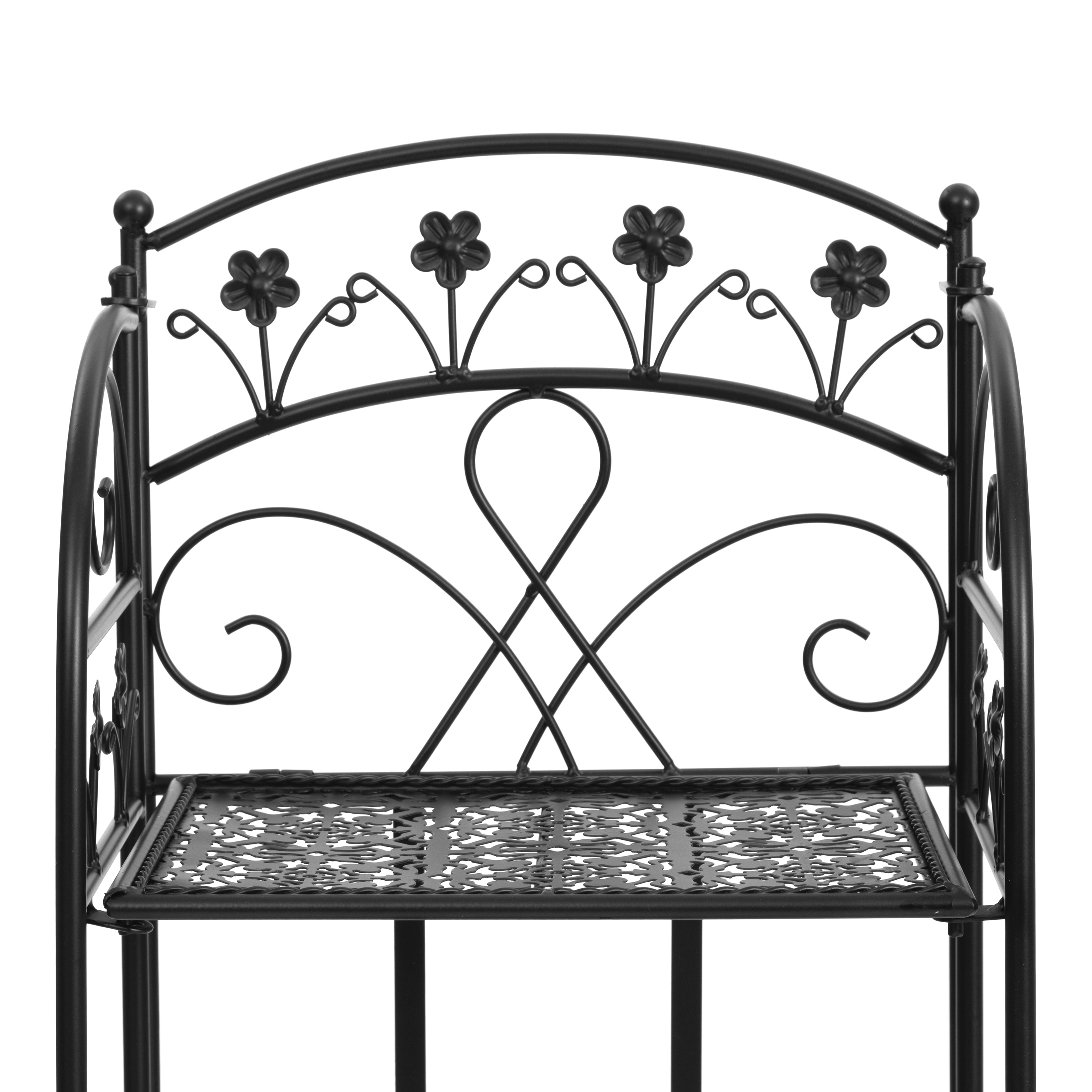 Этажерка TETCHAIR Эмма металл черный 33х24х114 см - фото 7