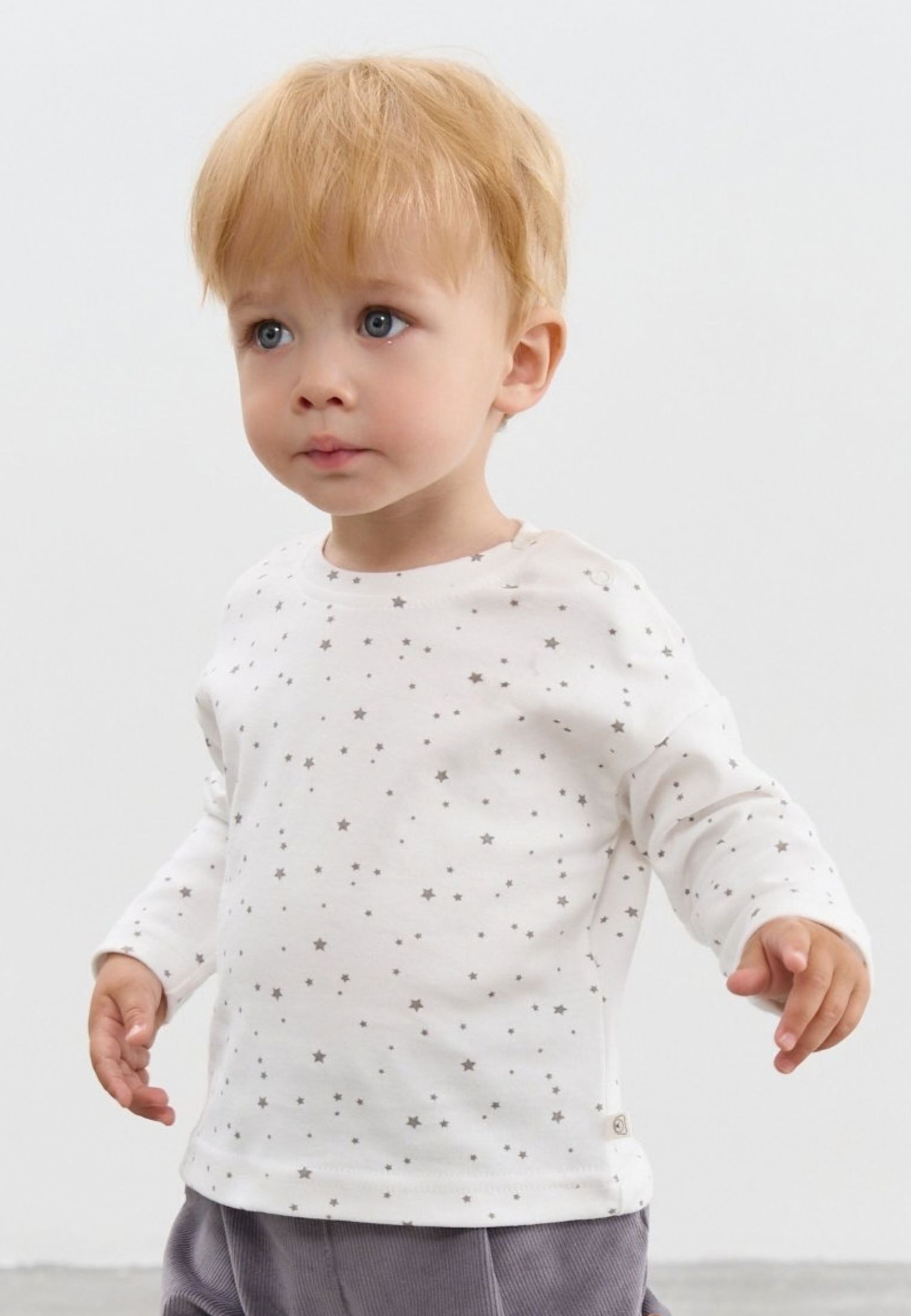 Лонгслив BUNGLY 1R9098/Серые звезды - фото 1