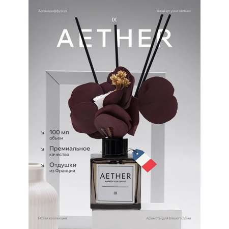Диффузор с сухоцветами в Премиум тубусе Accents Black Vanilla