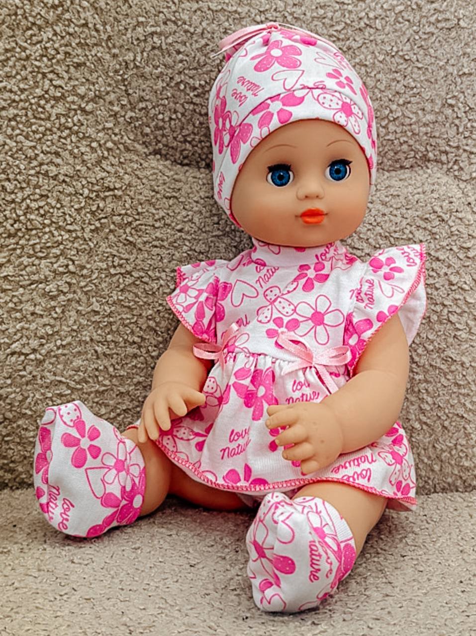 Кукла пупс СТРАНА КУКОЛ говорящая большая высота 35 см 15-С-4 - фото 14