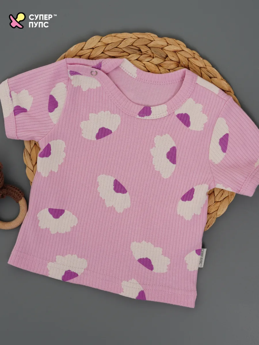 Футболка 4 шт Супер Пупс нбр/4пр/футб/КН/2026/девочка - фото 15