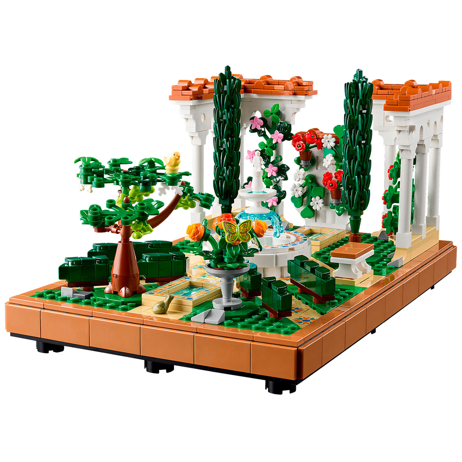 Конструктор LEGO Icons Сад с фонтаном - фото 9