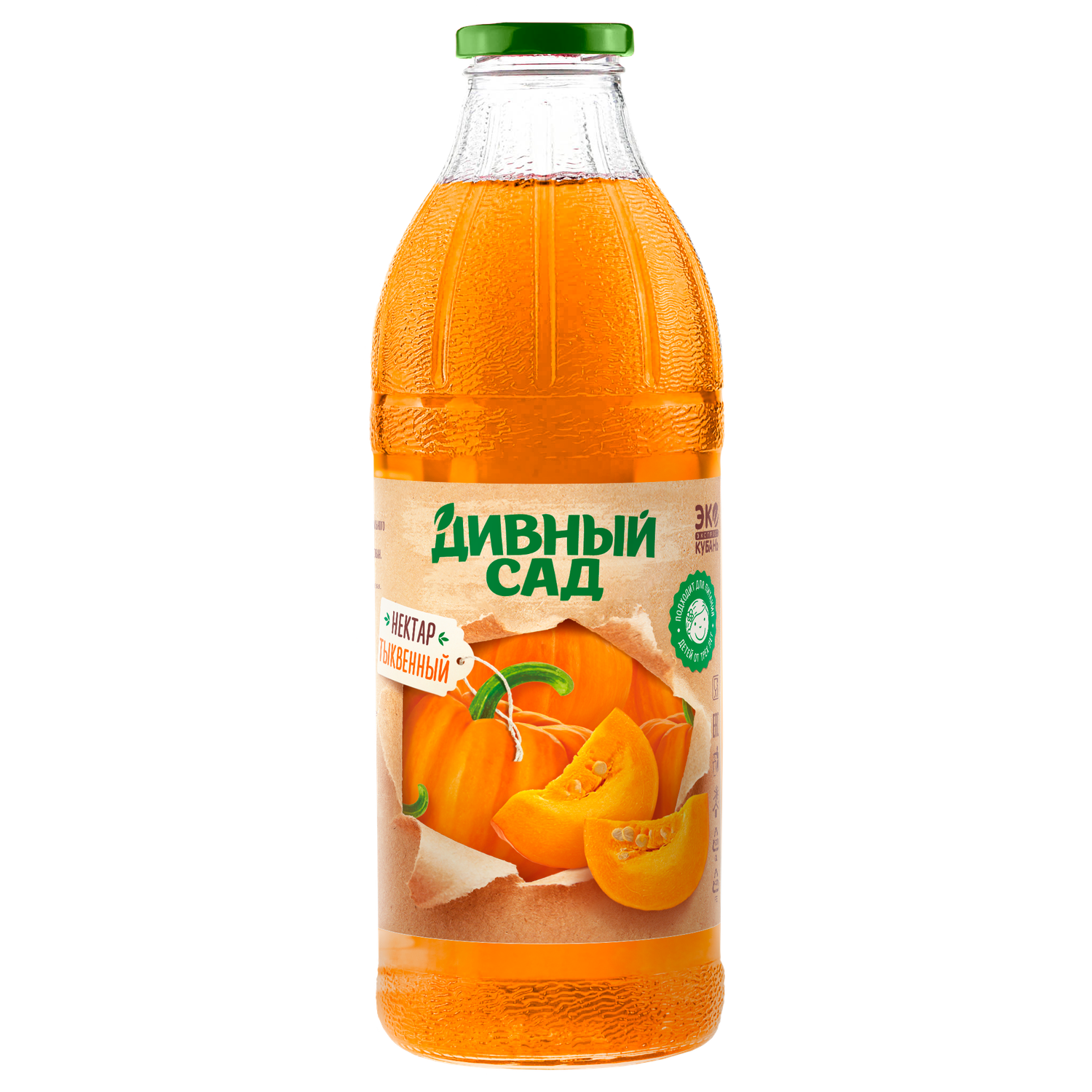 Нектар Дивный сад тыквенный с мякотью 1 л - фото 1