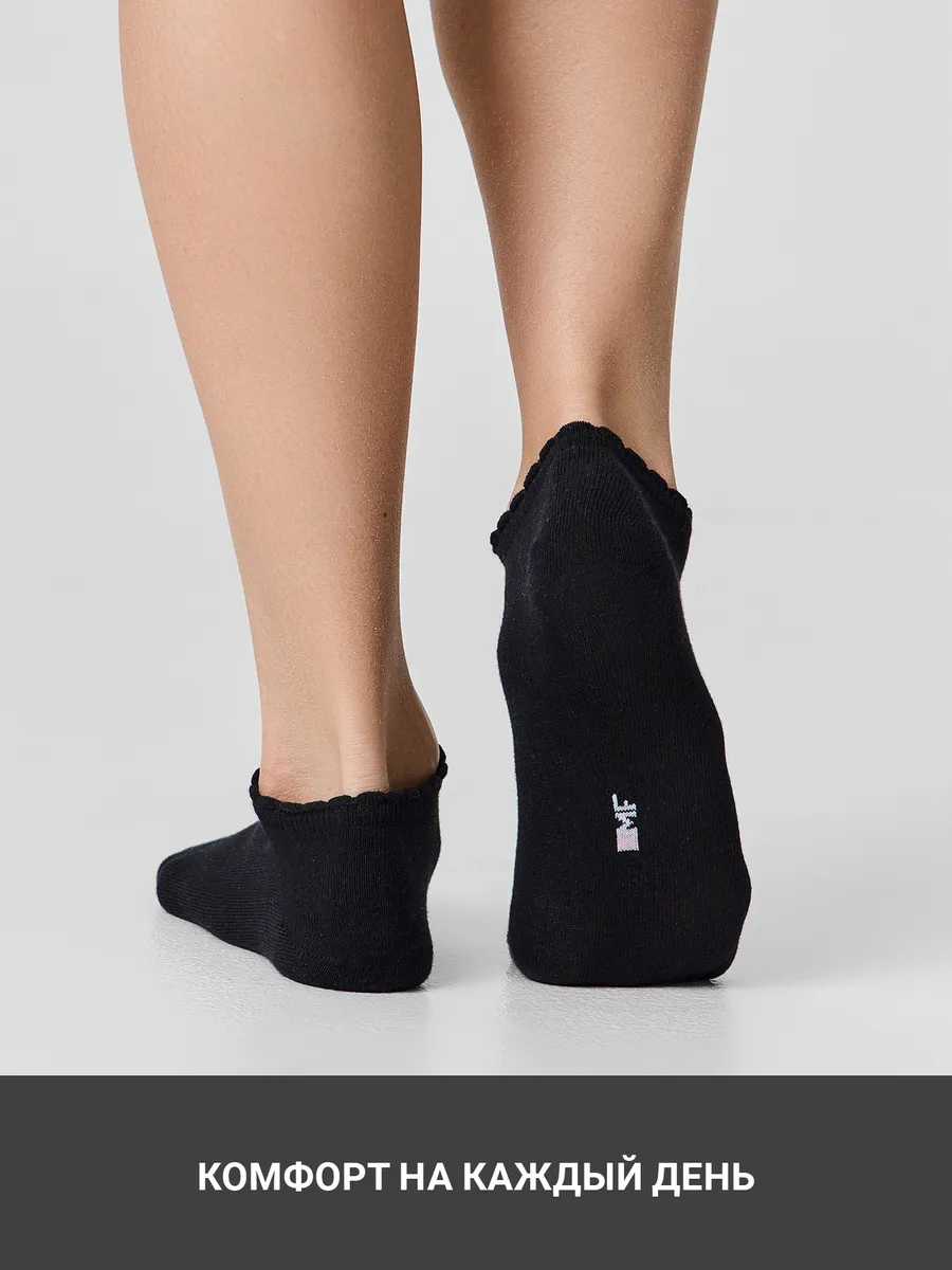 Носки 3 пары Mark Formelle (Марк Формэль) 3004A-3122/белый /св.серый меланж /черный/ - фото 6