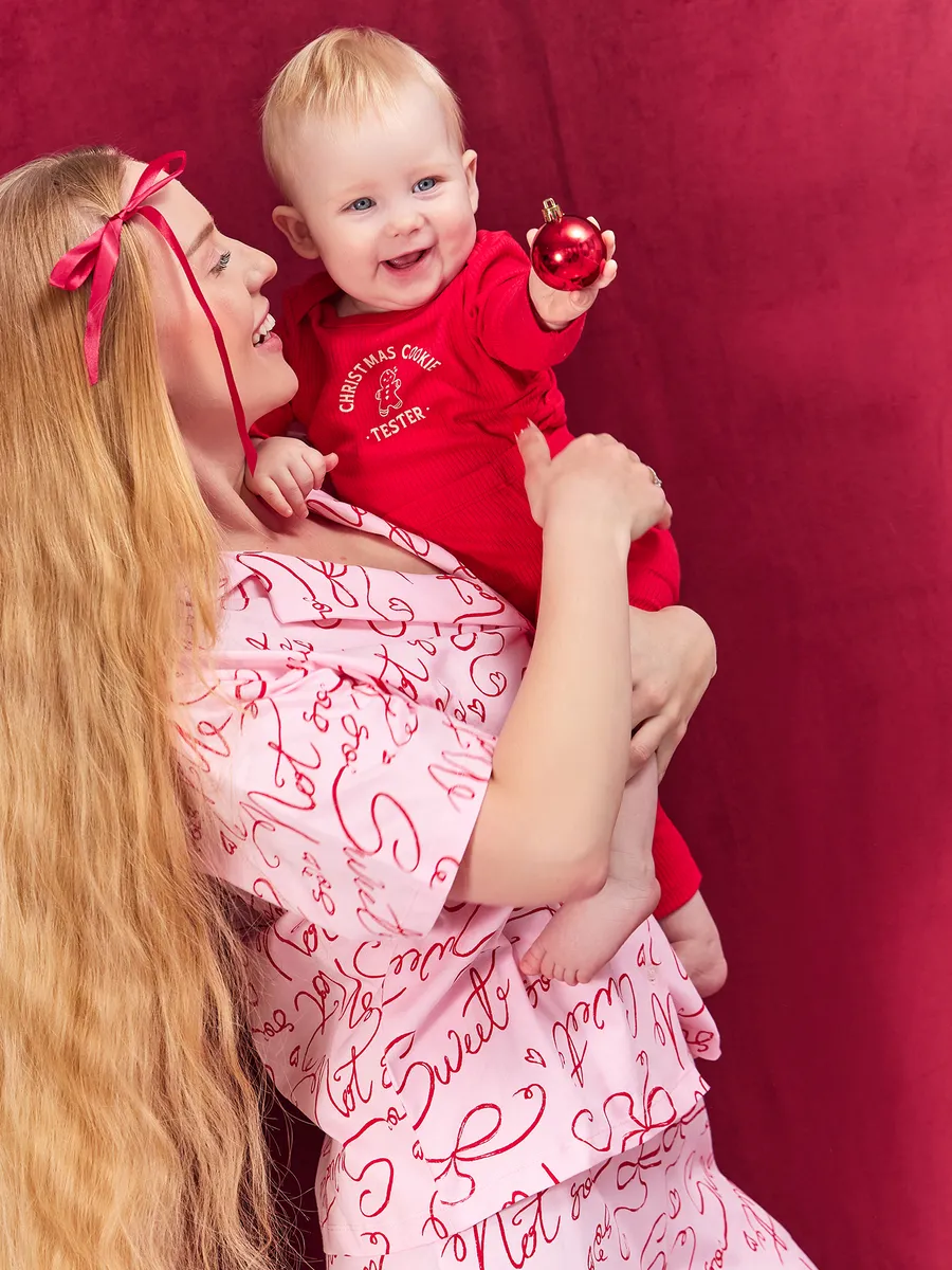 Боди 2 шт Mark Formelle (Марк Формэль) 13018-1-2/огненный красный +печеньки на сл.масле - фото 16