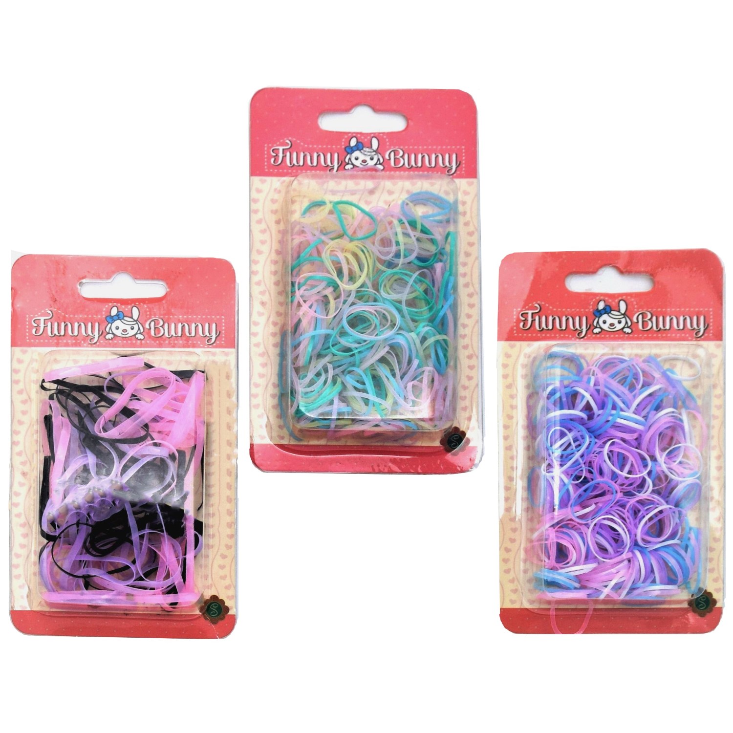 Изображение товара Резинка FUNNY BUNNY набор в ассортименте