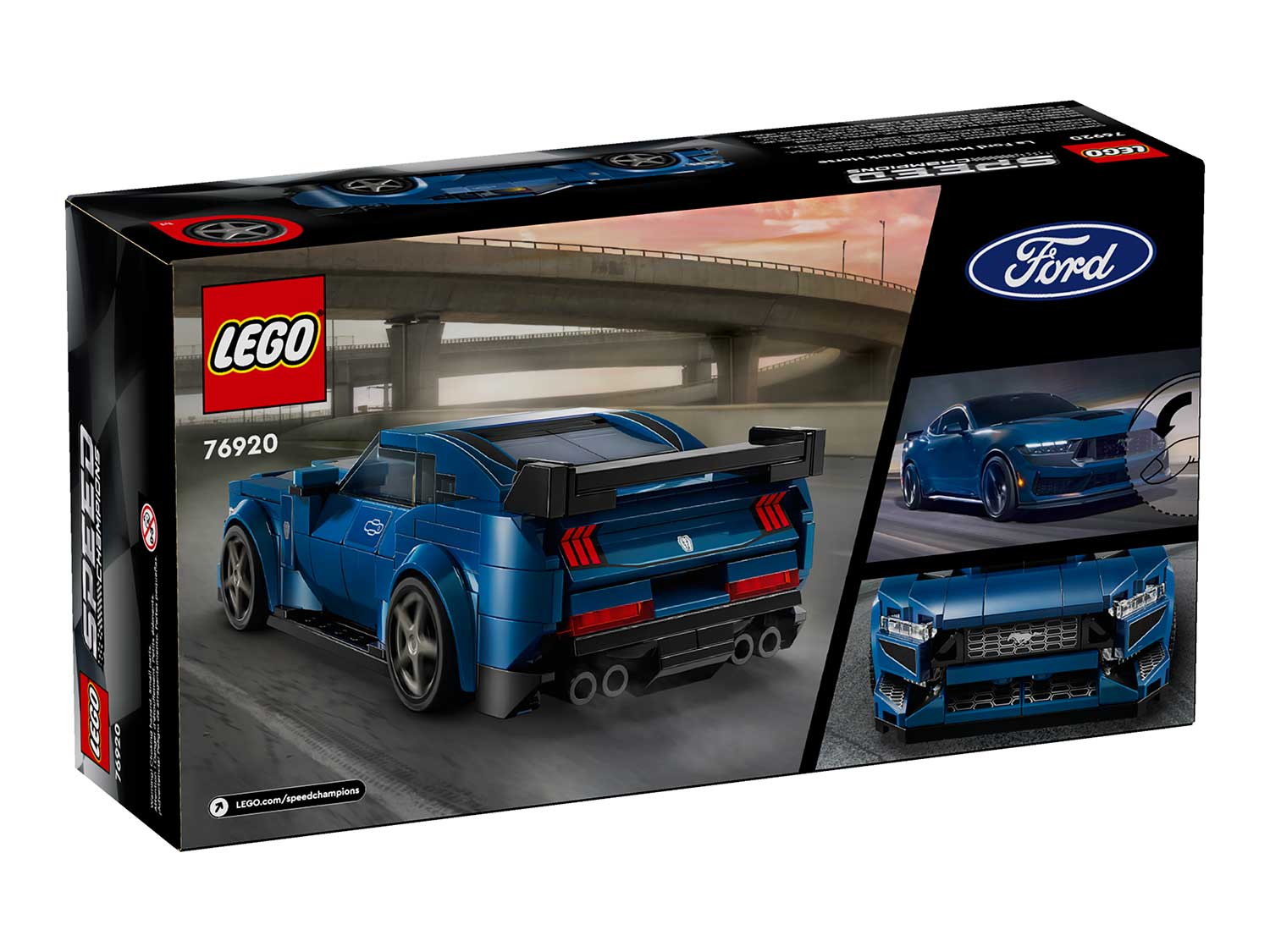 Конструктор LEGO Speed Champions Ford Mustang Dark Horse 76920 344 дет. - фото 7