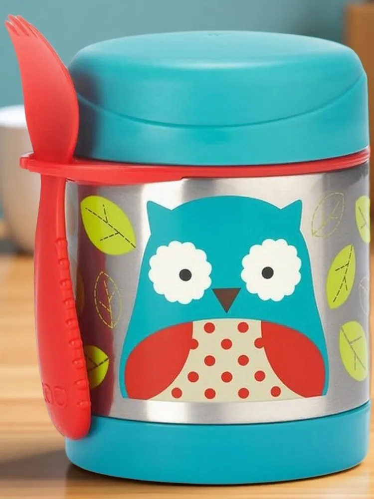Термос Skip Hop со столовым прибором Сова Отис - фото 1
