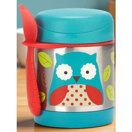 Термос Skip Hop со столовым прибором Сова Отис