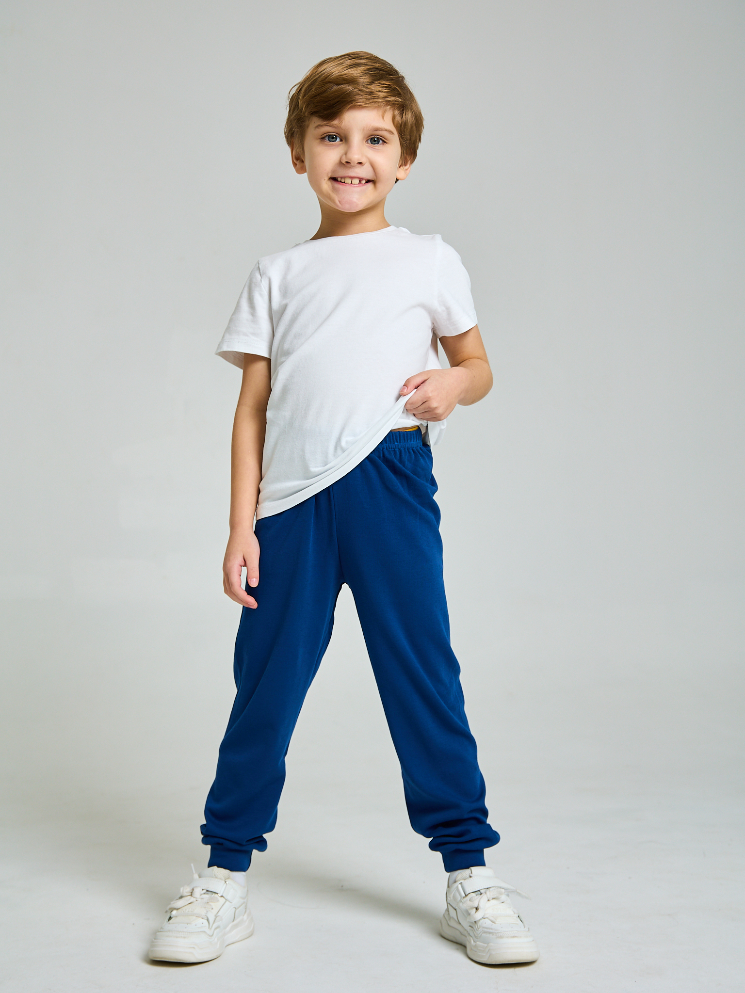 Брюки 3 шт Babycollection brk018/int/k3/005/p1*mсерый_меланж,индиго,хаки - фото 8