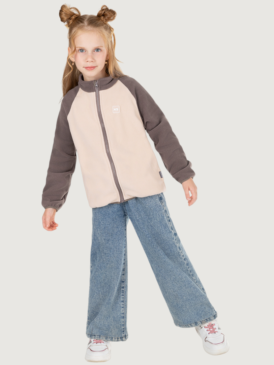 Толстовка NIKASTYLE 4т10424 беж/кофе - фото 4