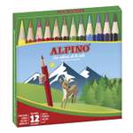 Карандаши цветные ALPINO 12 шт.