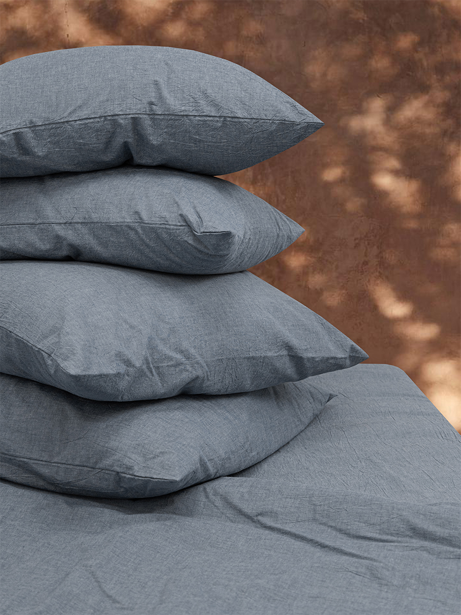 Комплект постельного белья BRAVO Organic джинса 6 предм. - фото 4