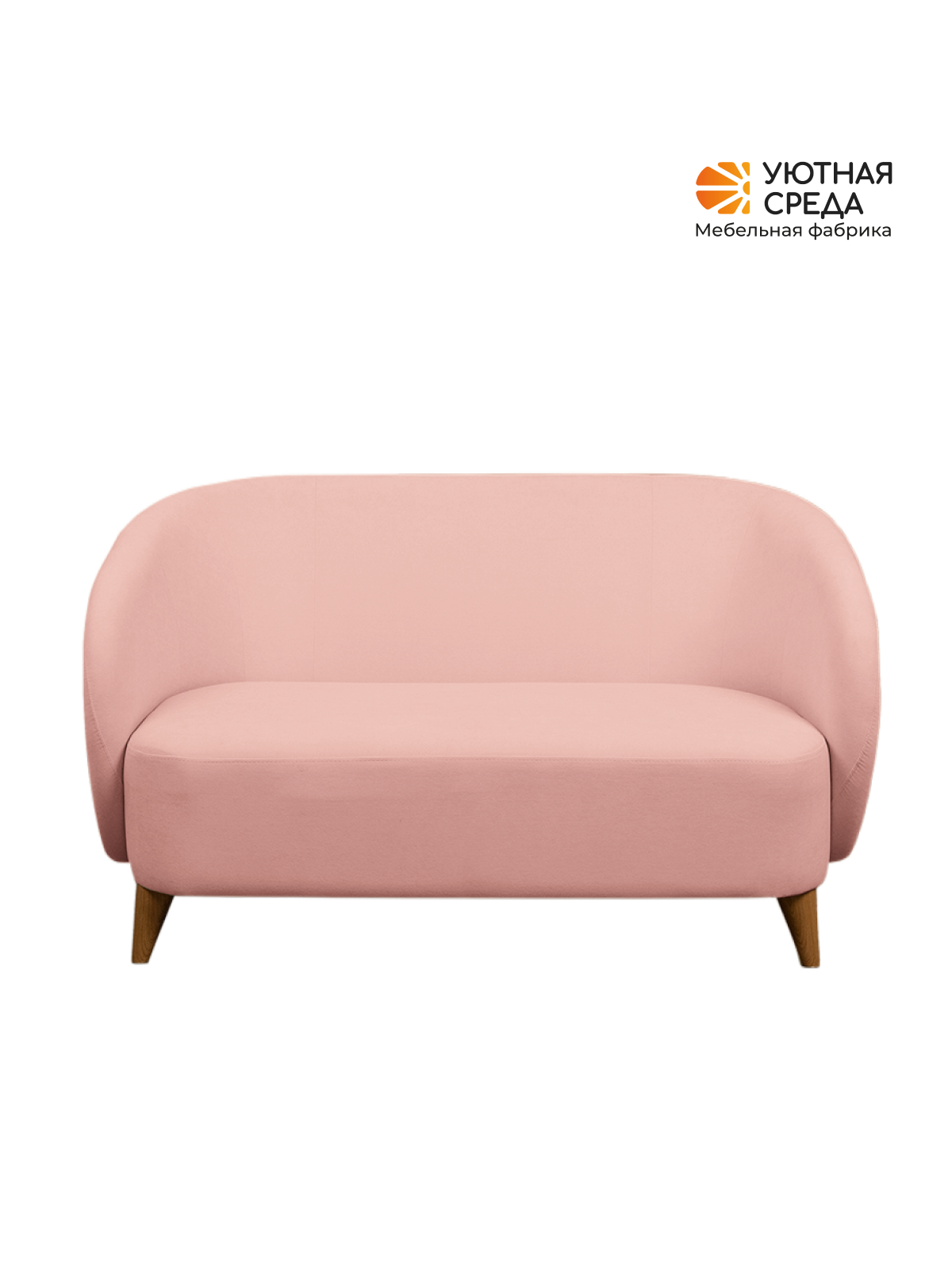 Диван Уютная среда розовый велюр розовый - фото 14