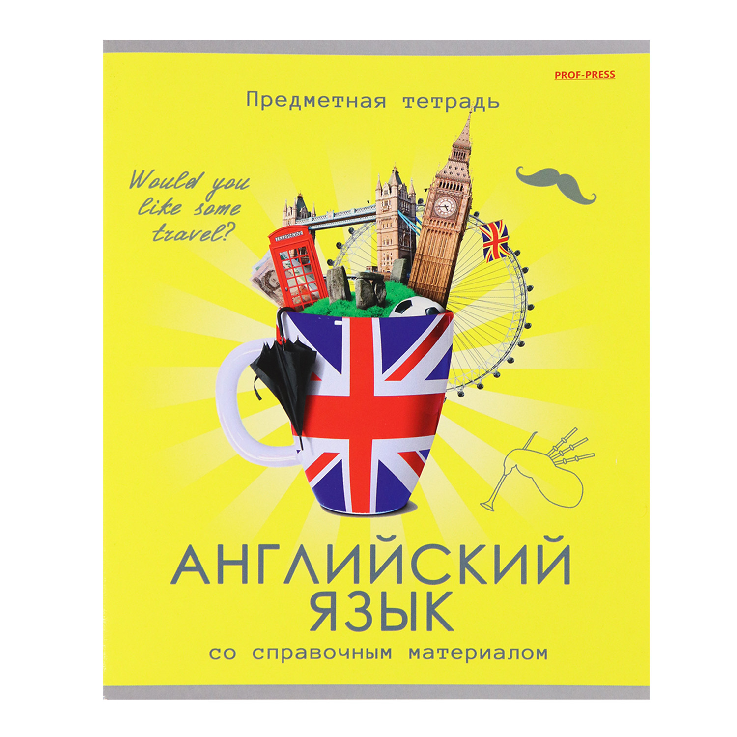 Тетрадь Prof-Press 48 лист. (Иностранный язык) - фото 1